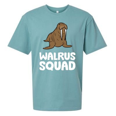 Walrus Squad Ocean Animal Funny Walrus Squad Premium Sueded Cloud Jersey T-Shirt