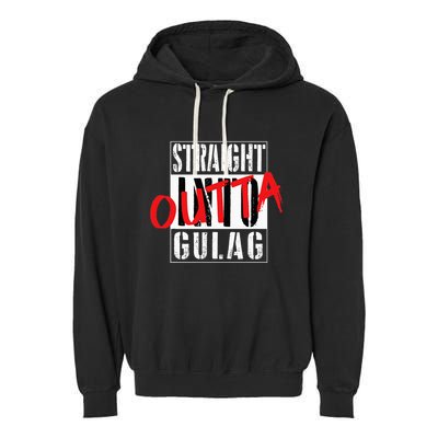 Warzone Straight Outta Gulag Duty Call Gamer Gift Garment-Dyed Fleece Hoodie