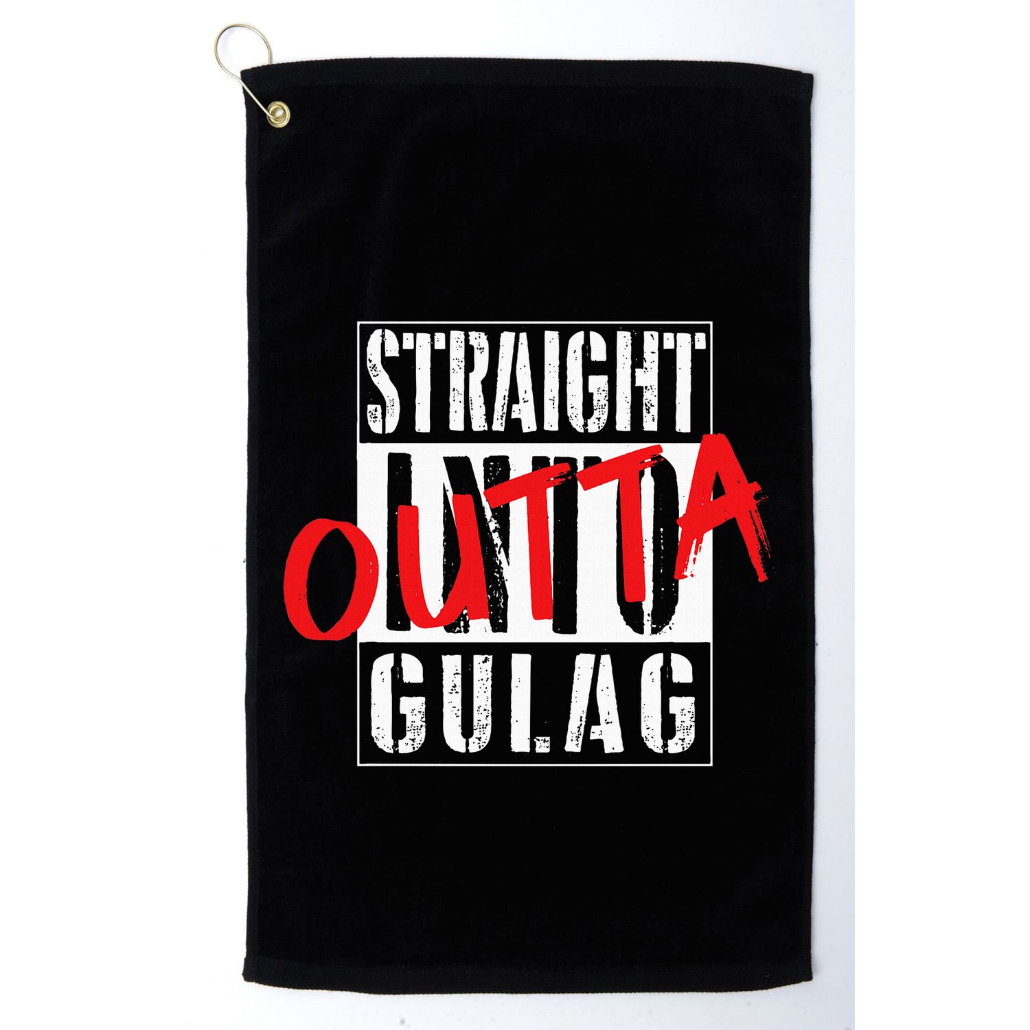 Warzone Straight Outta Gulag Duty Call Gamer Gift Golf Towel