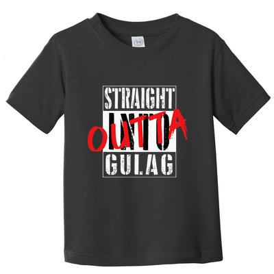Warzone Straight Outta Gulag Duty Call Gamer Gift Toddler T-Shirt