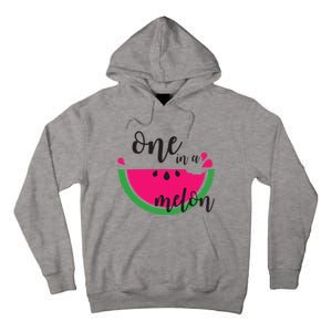 Watermelon Summer One in a Melon Fruit cool Tee gift Tall Hoodie