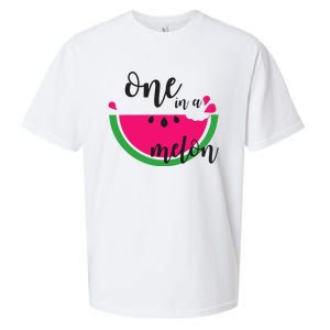 Watermelon Summer One in a Melon Fruit cool Tee gift Sueded Cloud Jersey T-Shirt