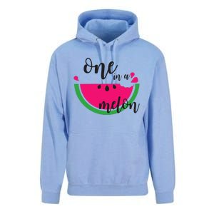 Watermelon Summer One in a Melon Fruit cool Tee gift Unisex Surf Hoodie