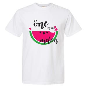 Watermelon Summer One in a Melon Fruit cool Tee gift Garment-Dyed Heavyweight T-Shirt