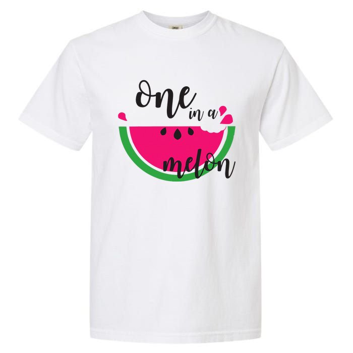 Watermelon Summer One in a Melon Fruit cool Tee gift Garment-Dyed Heavyweight T-Shirt