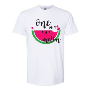 Watermelon Summer One in a Melon Fruit cool Tee gift Softstyle CVC T-Shirt