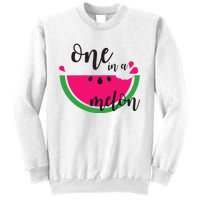 Watermelon Summer One in a Melon Fruit cool Tee gift Sweatshirt