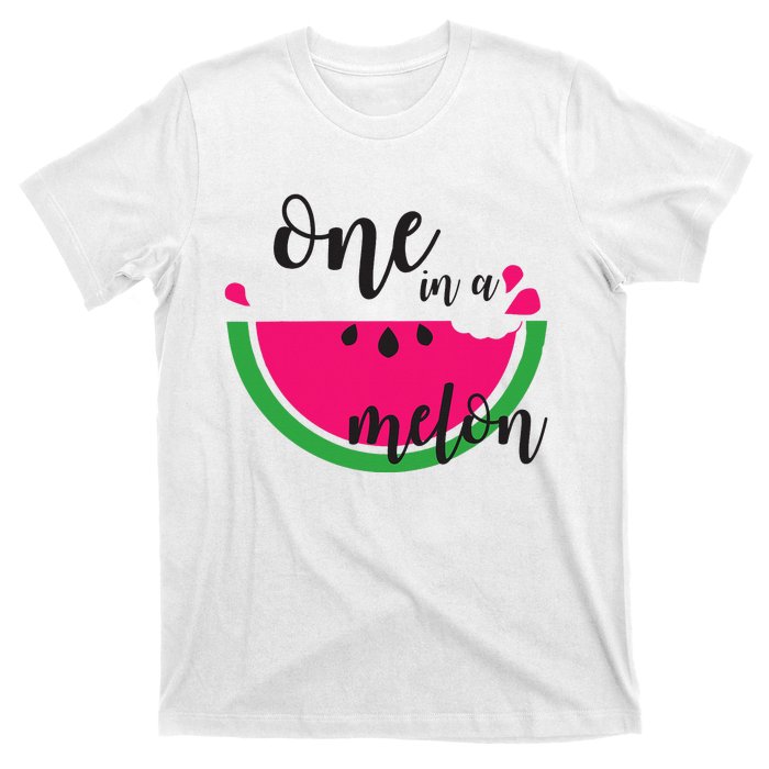 Watermelon Summer One in a Melon Fruit cool Tee gift T-Shirt