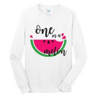 Watermelon Summer One in a Melon Fruit cool Tee gift Tall Long Sleeve T-Shirt