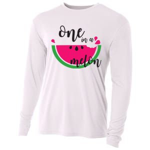 Watermelon Summer One in a Melon Fruit cool Tee gift Cooling Performance Long Sleeve Crew