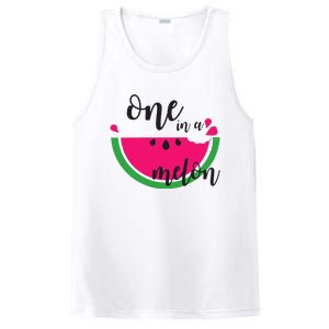 Watermelon Summer One in a Melon Fruit cool Tee gift PosiCharge Competitor Tank