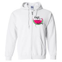 Watermelon Summer One in a Melon Fruit cool Tee gift Full Zip Hoodie