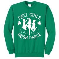 Wo St Patricks Day Reel Girl Irish Dance Green Sweatshirt