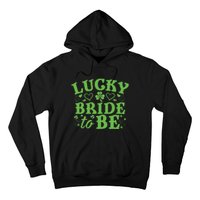 Womens St. Patrick's Day Green Shamrock Heart Wedding Gift Hoodie