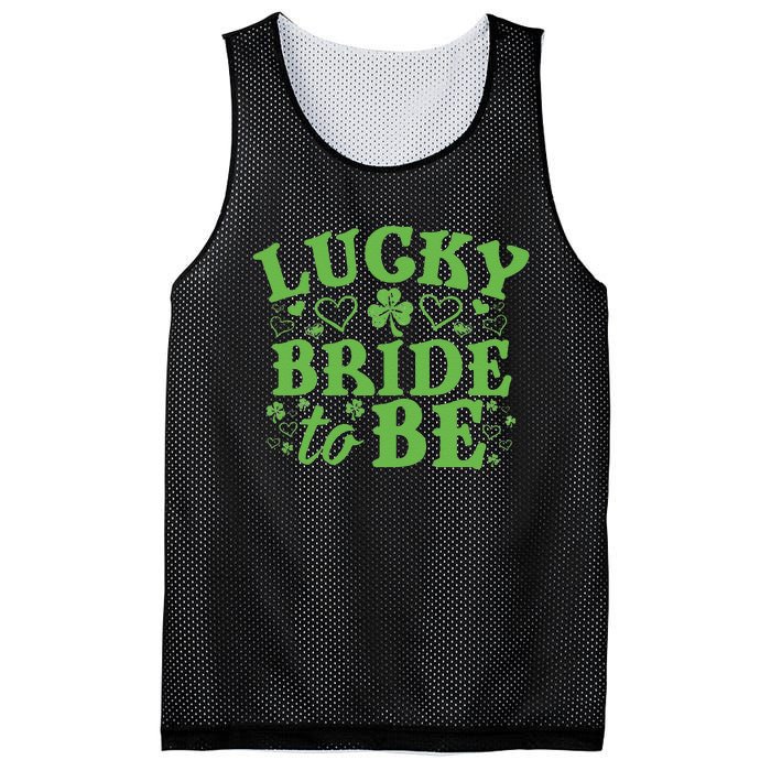 Womens St. Patrick's Day Green Shamrock Heart Wedding Gift Mesh Reversible Basketball Jersey Tank