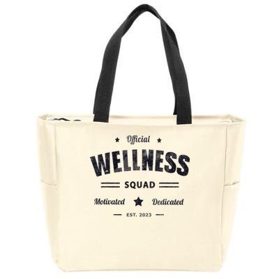 Wellness Squad P.e Crew Health Trainer Coach Nurse Zip Tote Bag