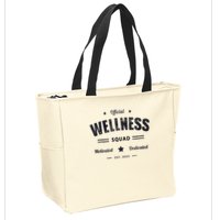 Wellness Squad P.e Crew Health Trainer Coach Nurse Zip Tote Bag