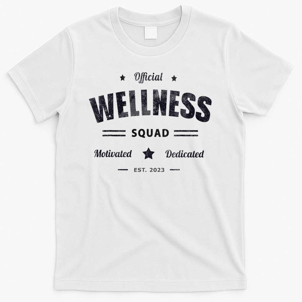 Wellness Squad P.e Crew Health Trainer Coach Nurse T-Shirt