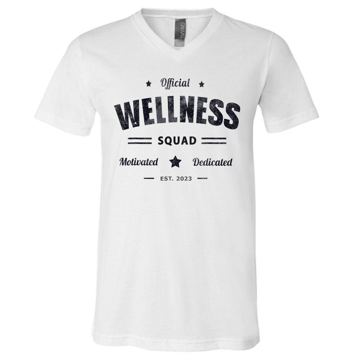 Wellness Squad P.e Crew Health Trainer Coach Nurse V-Neck T-Shirt