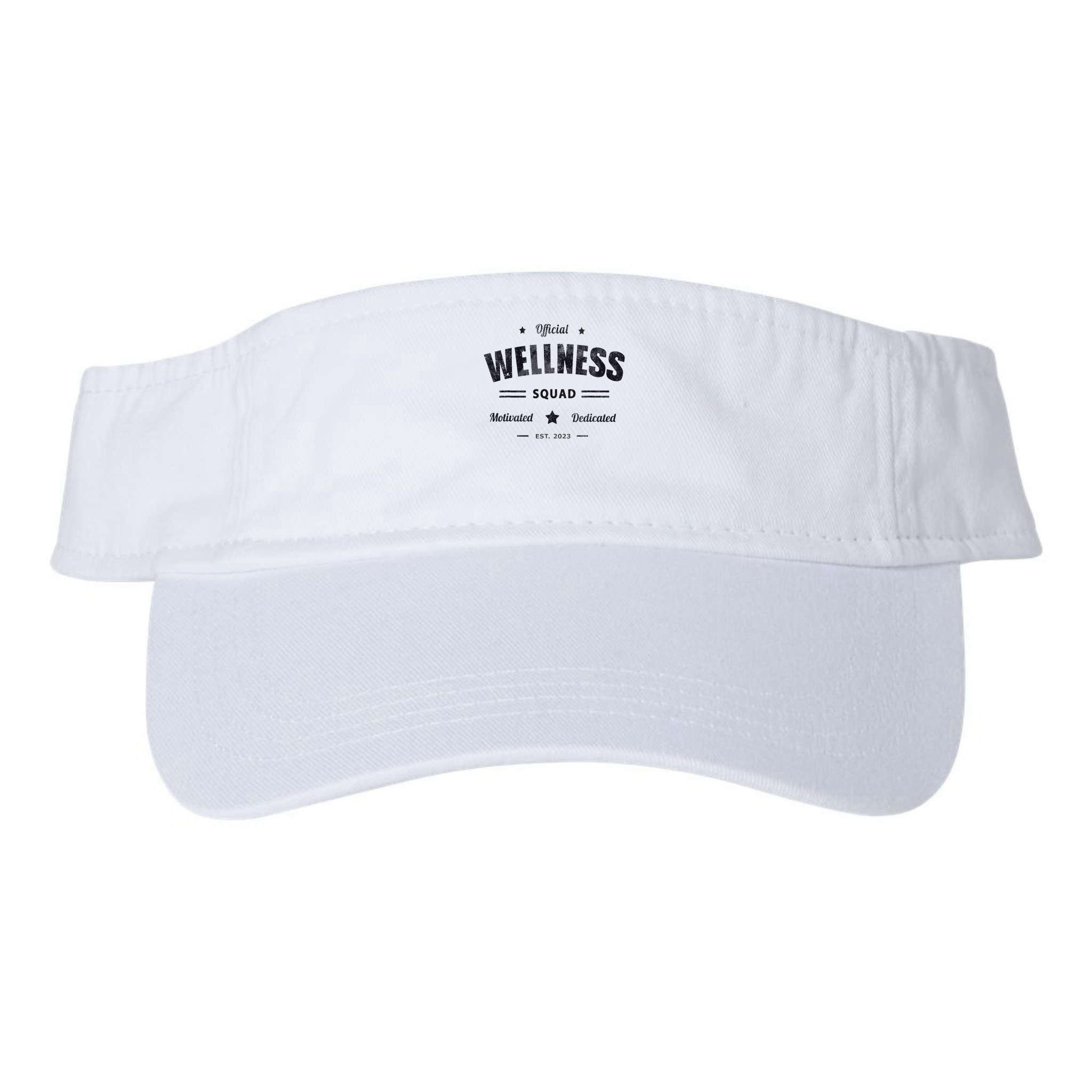 Wellness Squad P.e Crew Health Trainer Coach Nurse Visor