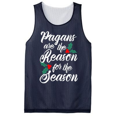 Winter Solstice Pagans Are The Reason For The Season Yule Mesh Reversible Basketball Jersey Tank