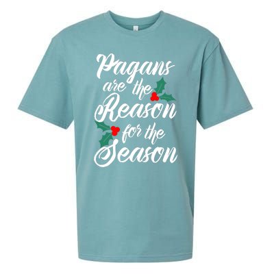 Winter Solstice Pagans Are The Reason For The Season Yule Sueded Cloud Jersey T-Shirt