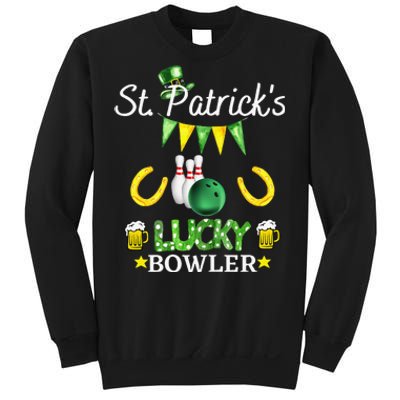 WoFUNNY SAINT PATRICK'S DAY GIFT FOR WOWHO LOVE BOWLING Sweatshirt