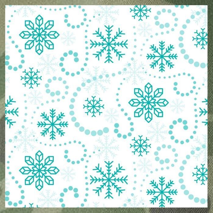 Winter Snowflakes Pattern Legacy Tie Dye Trucker Hat