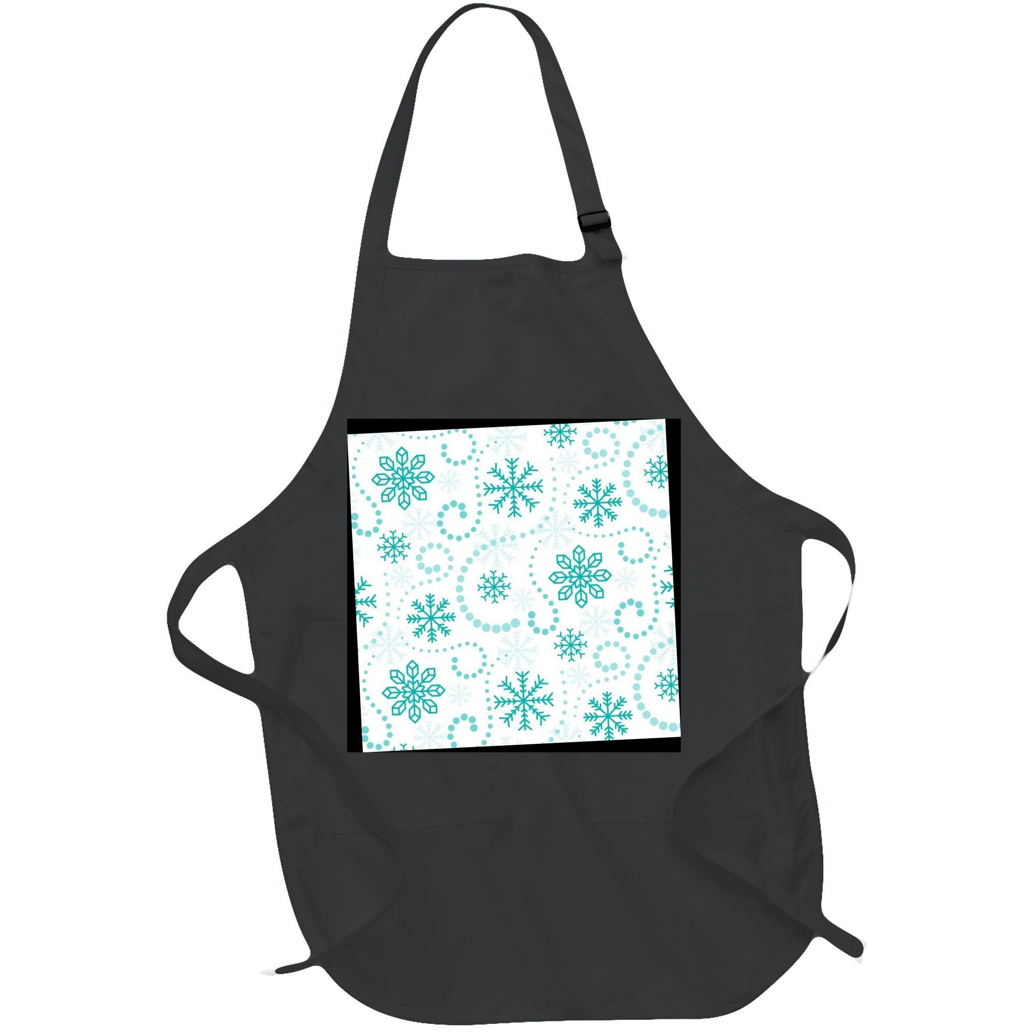 Winter Snowflakes Pattern Apron