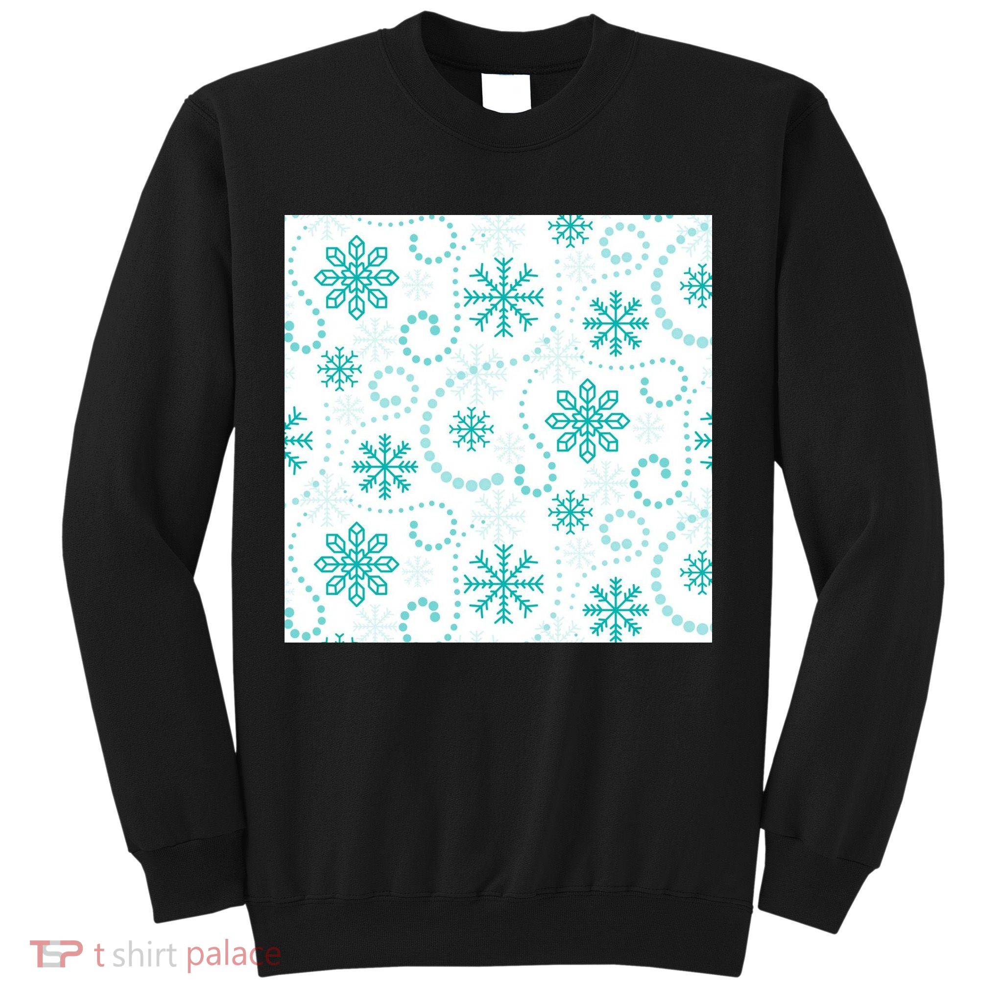 Winter Snowflakes Pattern Sweatshirt