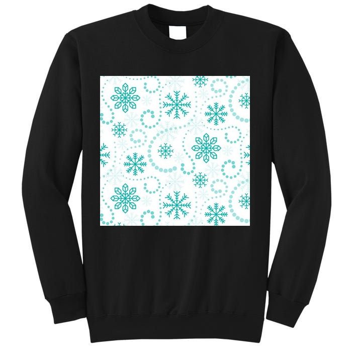 Winter Snowflakes Pattern Sweatshirt