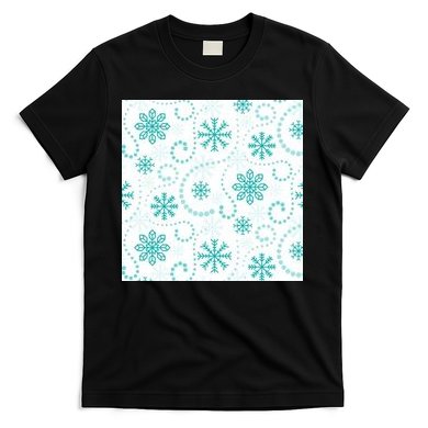 Winter Snowflakes Pattern T-Shirt