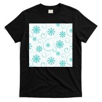 Winter Snowflakes Pattern T-Shirt