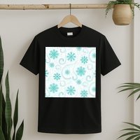Winter Snowflakes Pattern T-Shirt