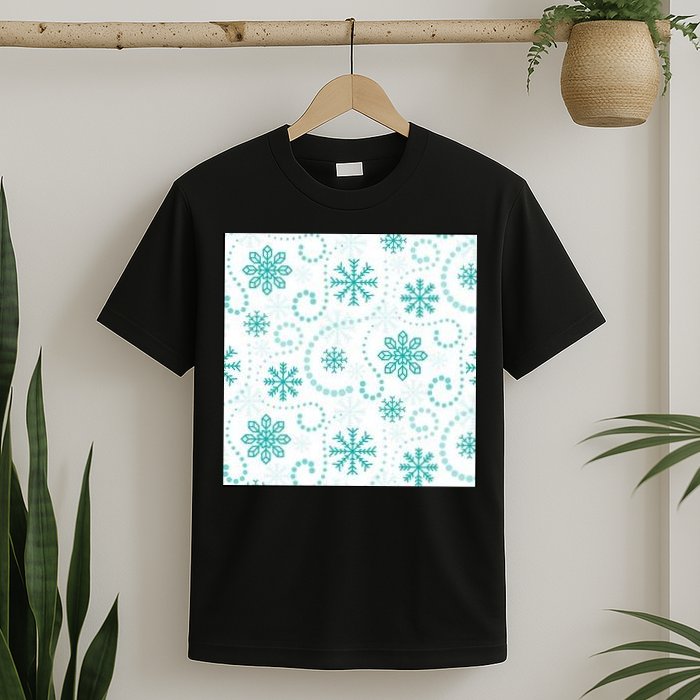 Winter Snowflakes Pattern T-Shirt