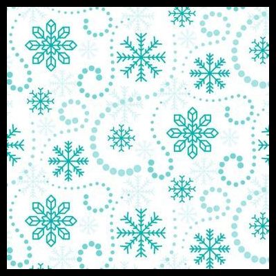 Winter Snowflakes Pattern T-Shirt