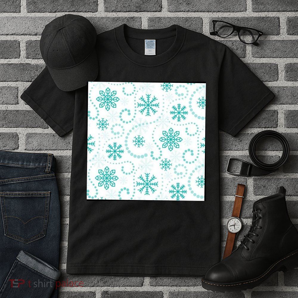 Winter Snowflakes Pattern Tall T-Shirt