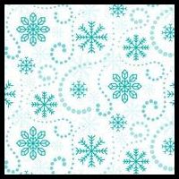 Winter Snowflakes Pattern Impact Tech Backpack