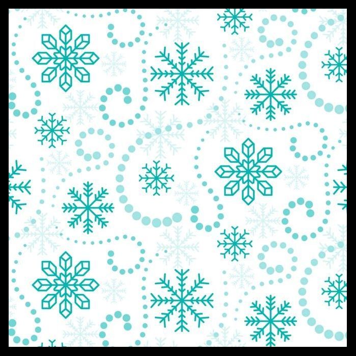 Winter Snowflakes Pattern Impact Tech Backpack