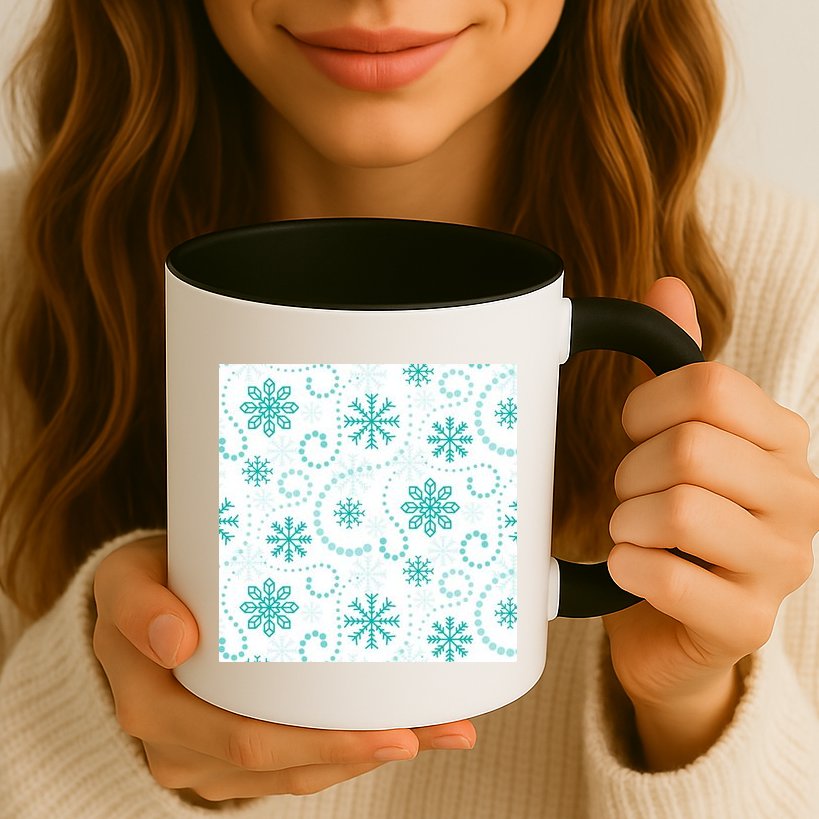 Winter Snowflakes Pattern Mug