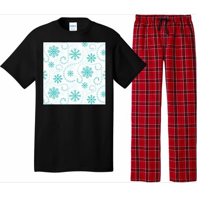 Winter Snowflakes Pattern Pajama Set