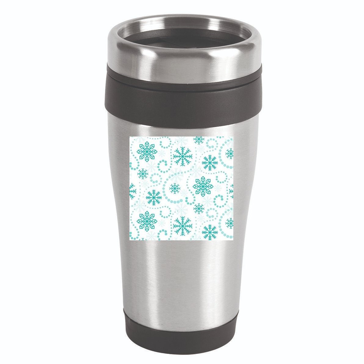 Winter Snowflakes Pattern 16oz Travel Tumbler