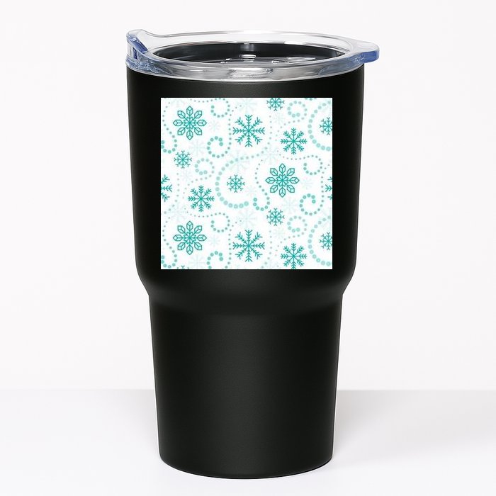 Winter Snowflakes Pattern Tumbler