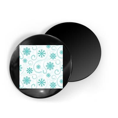 Winter Snowflakes Pattern Magnet