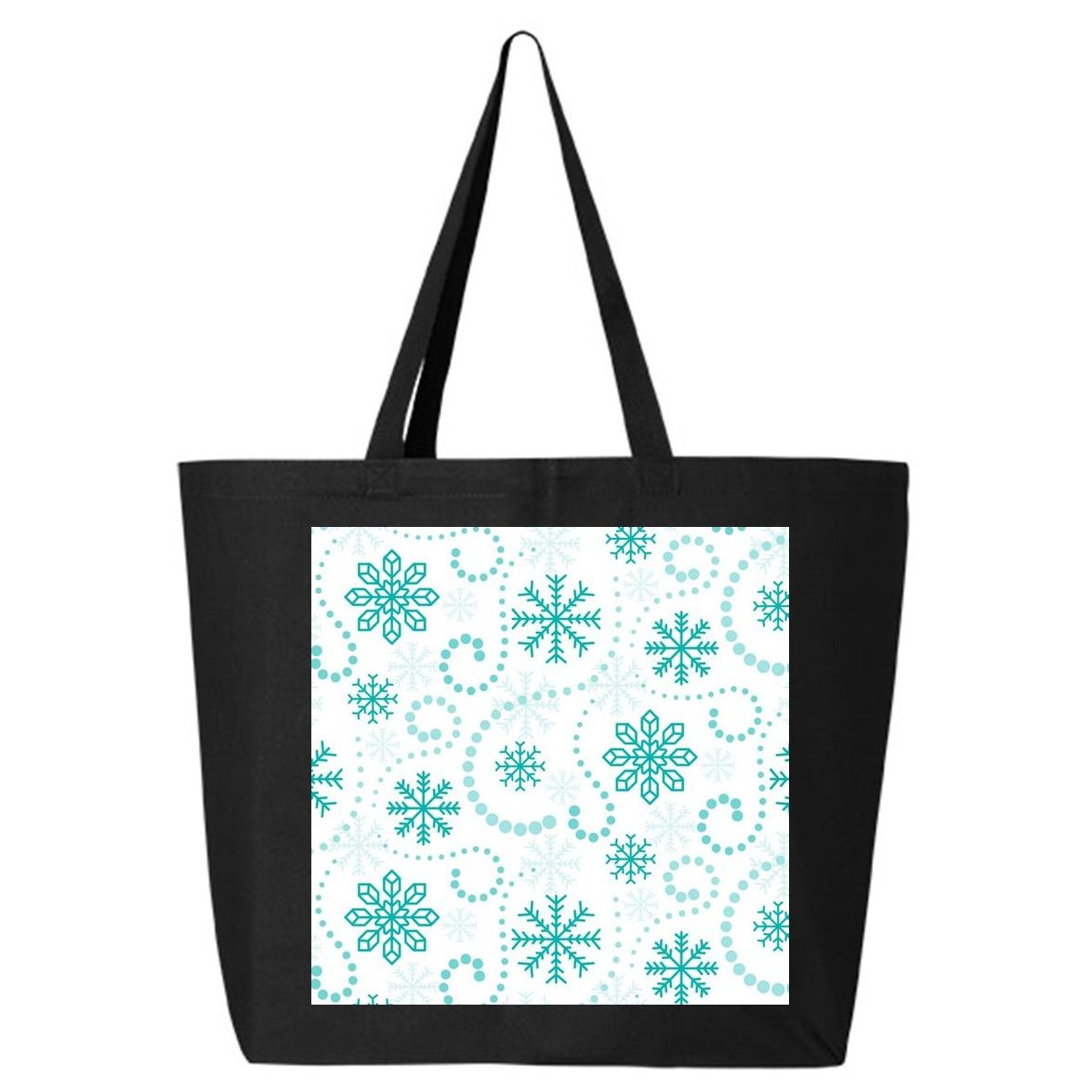 Winter Snowflakes Pattern 25L Jumbo Tote