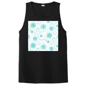 Winter Snowflakes Pattern PosiCharge Competitor Tank