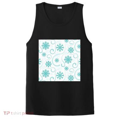 Winter Snowflakes Pattern PosiCharge Competitor Tank