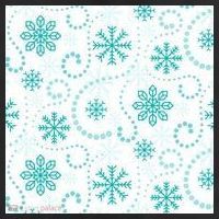 Winter Snowflakes Pattern Trucker Hat