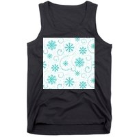 Winter Snowflakes Pattern Tank Top