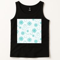 Winter Snowflakes Pattern Tank Top